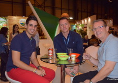 Juanjo Carcel from Frutas Juanito, Adam Zapasnik from Consorfrut Polska and Juan Jose Carcel.