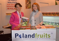 Anna Dabrowska (right) Marketing Director for Polandfruits.