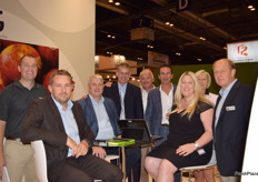 At the T&G Global stand (left to right)- Mike Soulsby, Frank Alluine, Simon Beck, Gary Harrison, Tony Fissette, Didien Greven, Sandi Boyden, Greta Knapen and Marc LePrince.
