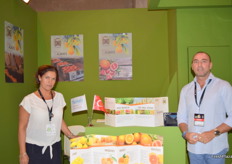 Ayse Oral and Nedim Mitrani from SNO-Tarim ve Zirai Isletmeleri.