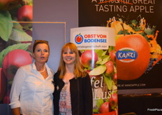 Birgit Mueller and Melanie Klett from Obst Vom Bodensee.