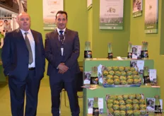 Jose Luis Ruiz and Carlos Ortega, of Hortovilla. A Spanish company devoted to the production of asparagus and artichokes.