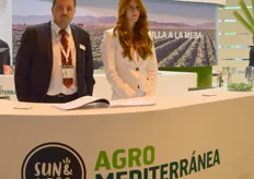 Nicolas Yepes and Elena Guillamo, of Agro Mediterranea.