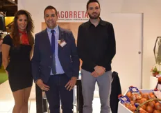 The Spanish onion producer Agorretta attended the fair represented by Consuelo Mendoza, Alberto Agorreta and David Guillot.