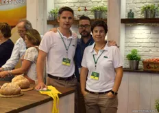 Tom Lombaerts, Pepe Jurado and Nuria Viñas, of Fito; a multinational founded in Spain devoted to the supply of seeds.