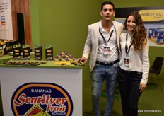 Alejandro Sánchez and Eva Márquez, of the Ecuadorian company Sentilver; a banana producer with over 7 years' experience in exporting, which was the only representative of this South American country.