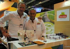 Hans Dekker and Wim Heemskerk, of Doce Vida Europe. It is a Brazilian company focused on healthy fruits and vegetables, such as açaí. Doce Vida Europe is the European subsidiary of the company that distributes the products in Europe.
