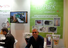In addition to producers, the stand of Portugal Fresh also featured some suppliers of other services. For example, Francisco Araújo, of LasPack, a Portuguese company devoted to packaging.