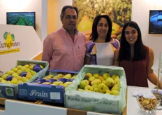 Gilberto Franco, Lucinda Franco and Raquel Franco, of Extrafrutas, Portugal.