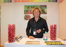 Willem Coolbergen and his radishes shared a booth with OrtOlanda at the Italian pavilion.