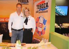Will and Trudy Teeuwen of Teboza had a lot of fun in the Spanish hall. Teboza has been cultivating asparagus in Andalusia for several years.