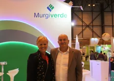 Ingeborg van Geldermalsen works at the commercial department of Murgiverde. She is pictured here with commercial manager Antonio Ruiz Rodriguez.