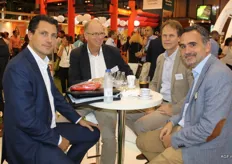 Roland Slappendel, Jaap Tanis and Kim Ask, Van Oers United, visiting Maarten van der Leeden of Rijk Zwaan.