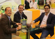 Matthijs Nijhoff of Fruit Conneqt with his French friends.