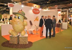 The booth of Pom d'Agri, they export French potatoes mainly to Spain, Portugal and Italy.