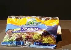 Huerta de Peralta (El Huertico) was at the pasarela innova with the premium salad. It's already commercialezed by february last year. It's a mixed salad with a new brand and packaging design.