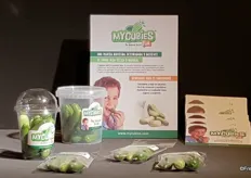 Rijk Zwaan Ibérica with Mybubies Fan, new since 2016. Description: Nedleys of new colors and textures in the snack cucumber range.