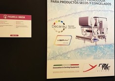 This new sorting machine is from Raytec Vision SPA from Dryce, new in the market from October 2016. It has a decochromatic vision sustem and double vision during insepction.