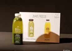 At the same they presented the fresh juices which are 100% natural fruit and vegetable juices.