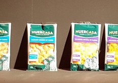Huercasa 5 Gama and baked sweet potato. Sweet potato and pumpkin cooked and peeled, cubed and 100% natural. No additives or preservatives. Both are commercialized since august this year.