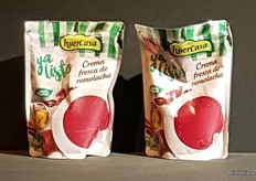 Huercasa 5 Gama and the Beetroot cream, which is even newer namely only commercialized since this october. Description: Cream and ready to eat, 100% natural and no additives or preservatives.