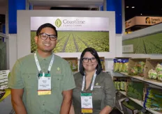 Alexis Vergara and Vivian Sotelo with Coastline Family Farms.