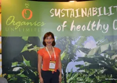 Mayra Velazquez de Leon with Organics Unlimited.