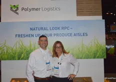 Gabriel Grijalva and Dana Embry with Polymer Logistics.