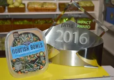 Mann Packing won the PMA Impact Award for Excellence in Packaging with its Nourish Bowls product.