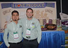 Honorio Aguilar and Eric Frasse with I Love Produce