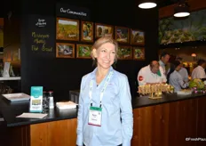 Marion Tabard in the new Fyffes booth.