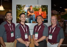 Jorge Arias, Shea Carroll, David Armenta and Peter Erickson with Rainier Fruit Company.