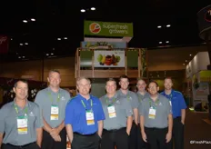 All smiles in the booth of Domex Superfresh Growers.
