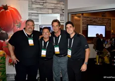 Andre Escobar, Ken Green, Ruben Aboytes and Ruben Duran with Westmoreland Sales-TopLine Farms.