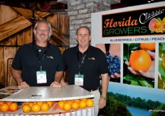 Justin Martin and Al Finch with Florida Classic Growers.
