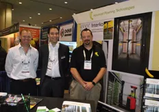 Dave Rodden and Shane Pitman, Advanced Ripening Solutions, with Chris Maat (Interko) in the middle.