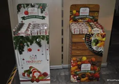 Seasonal retail promotion displays from RedSun Farms. These are for Christmas and Summer.