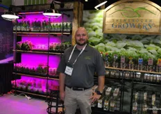 Charles Griffen, Shanandoan Growers. The company started LED lighting in a hard plastic greenhouse.