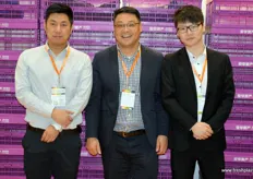 Tony Sun (in the middle) is the General Manager of ALSCO, a producer of plastic crates and logistic solutions for the fresh produce and automobile industry.