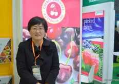 Stepanie Jiang is representing Cherry Growers Australia.