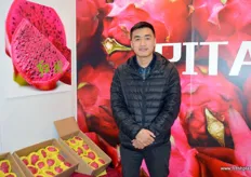 Zhou Shun Yi of Beijing Brilliant Flourish Imp & Expo, an importer and distributor of fresh fruits in Beijing and Northern China
