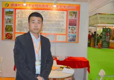 Jianguang Li of Xinjiang Yeheyuan Fruit Manufacturing Joint Stock Limited Company, a fruit and vegetable producer from Western China.