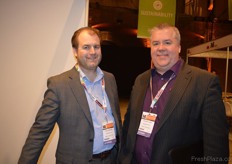 Paul Seekins and Stuart Lane from Prophet popped in to say hello at the FreshPlaza stand.