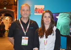 Murray Hillborne and Becky Hart were kept bust at the Marco stand. Marco now has its systems in over 30 countries around the world.