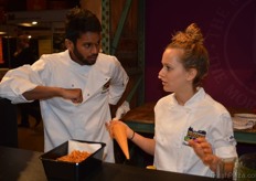 A variety of chefs did demonstrations throughout the day.