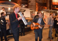 These guys added to the great atmosphere at the show, wandering around and serenading the crowd.