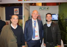 Antonio Oken of Opticool Freshlogistics, which was at the fair with the Agro Merchants Group. Pictured here with Danny and Joey Deen who had a fair close to home for once.