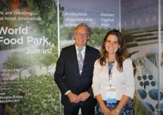 Municipality Rotterdam was also present to inspire visitors for the World Food Park: Nick van den Berg and Sharon Janmaat