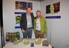 The Grape Company from South Africa has a European sales office with the ADB Cool Company. Pictured: Jurgen Smith and Roland Dorlan