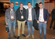 Nick Leeuwis, Daniel Neele, Wim Jong and Bart Vries of Kraaijeveld